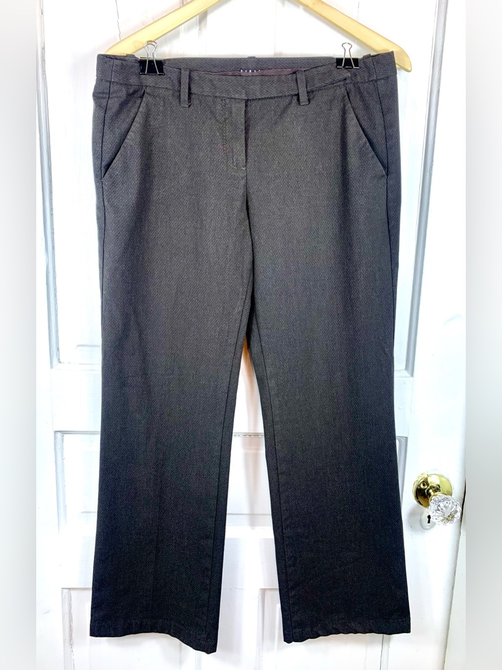 Sisley (Benetton) Brown and Black Dress Pants (Slacks) (Trousers) w Pockets